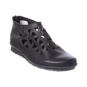 Arche Barazz Leather Flat, Black